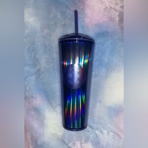 Starbucks Blue Purple Kaleidoscope Dome Fall 2022 Tumbler